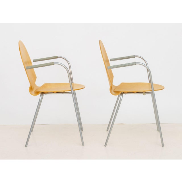 Set of Six Nanna Ditzel for Frederica Furniture "Sonar" Chairs For Sale - Image 12 of 13