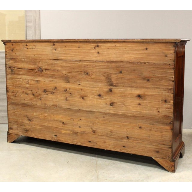 Brown Antique Italian Walnut Sideboard, 1700s For Sale - Image 8 of 14