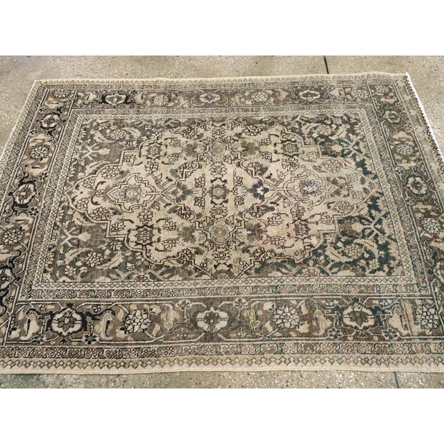 Galerie Shabab Collection Early 20th Century Persian Tabriz Rug For Sale - Image 4 of 6