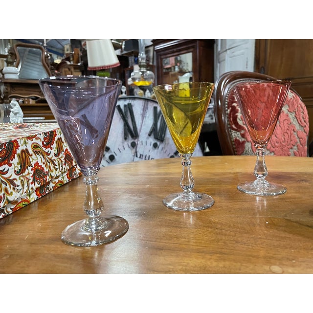 Vintage Hungarian Crystal Glasses, 1958, Set of 6 For Sale - Image 3 of 12