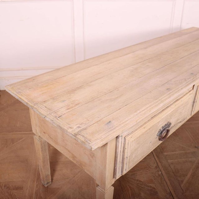 Portuguese Bleached Dresser Base For Sale - Image 8 of 10