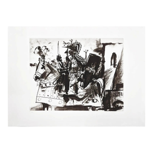 "Cavalier en Armure" 1980s Pablo Picasso Estate Lithograph