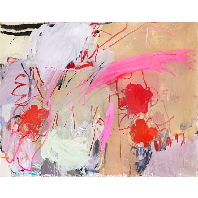 2020s Contemporary Abstract Acrylic on Canvas "Godspeed" by Macha Poynder For Sale - Image 5 of 5