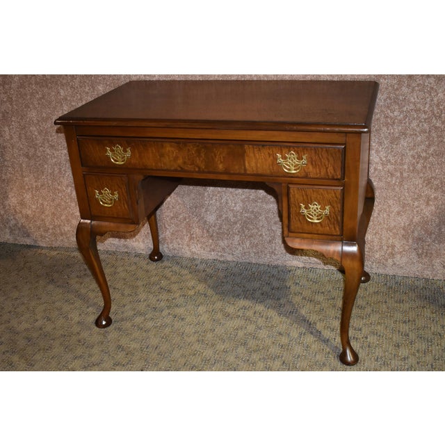 Antique Johnson's Furniture Queen Anne Style Lowboy Chairish