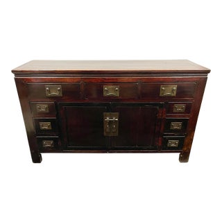 Antique Chinese Tian Jin Buffet Sideboard For Sale