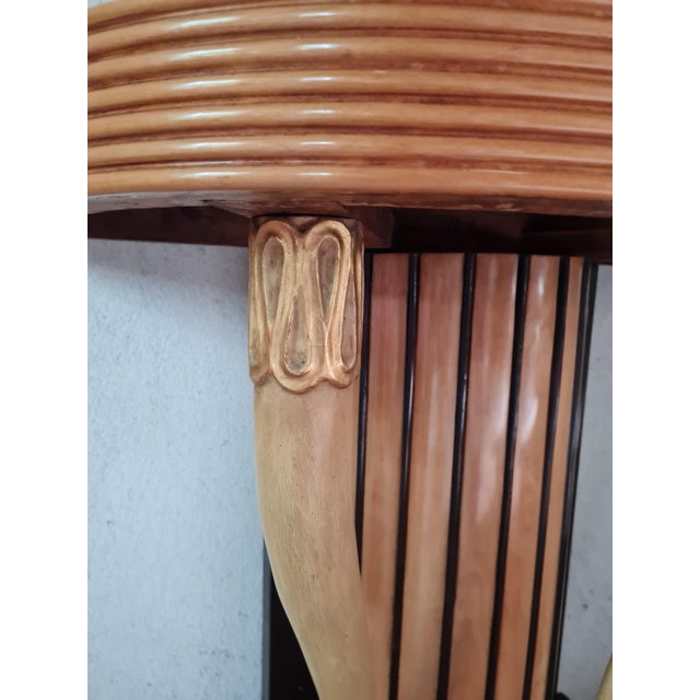 Console with Mirror by Osvaldo Borsani, 1950s For Sale - Image 6 of 7