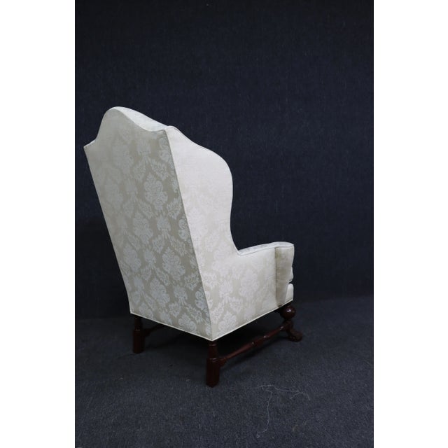 Wood Baker Statley Homes Collection Wingback For Sale - Image 7 of 13