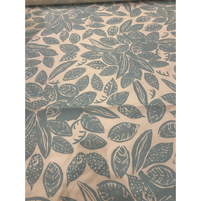 Art Deco Marimekko Viikuna Tropical Leaves Fabric Remnant For Sale - Image 3 of 5