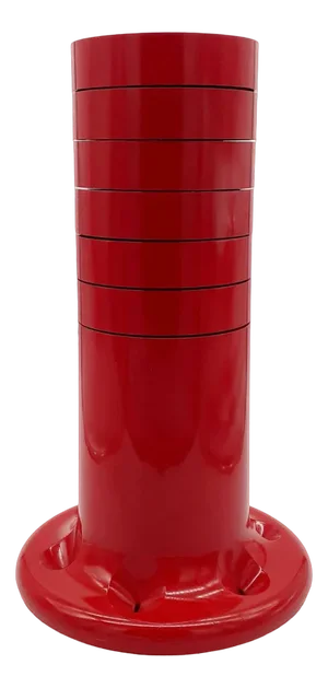 Red Pluvium Umbrella Stand by Giancarlo Piretti for Anonima Castelli