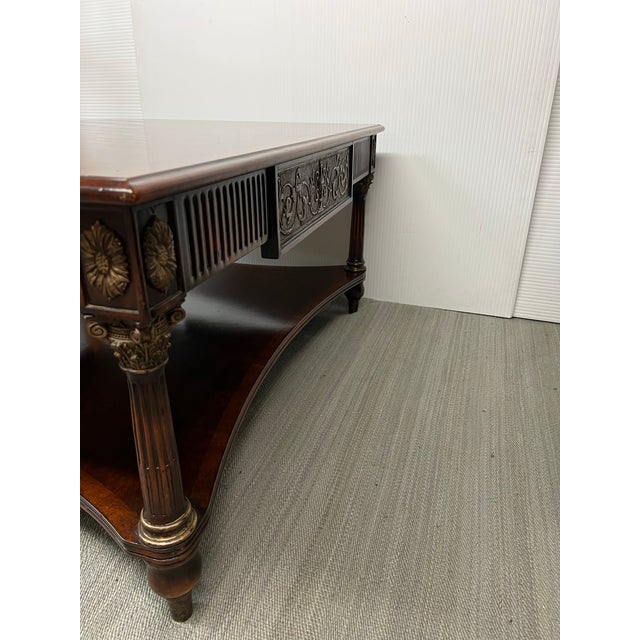 Brown Theodore Alexander Classical Gatherings Coffee Table For Sale - Image 8 of 12