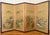 Japanese Showa Period Four Panel Byobu Screen of the Changing Seasons For Sale - Image 10 of 10