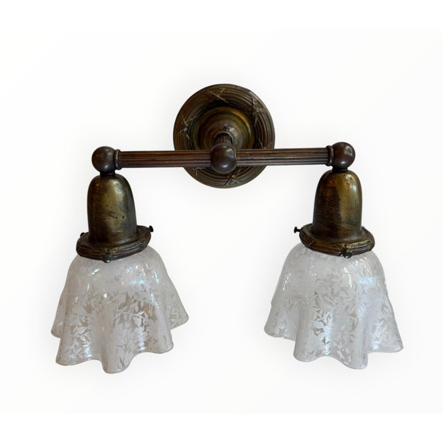 Antique Double Wall Sconce For Sale In Los Angeles - Image 6 of 7