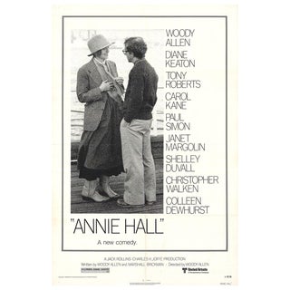 First Edition 1977 Annie Hall Movie Poster For Sale