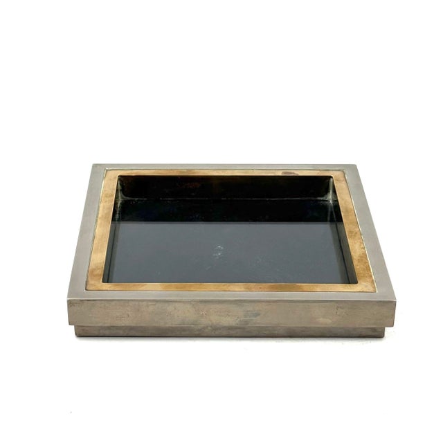 1970s Hollywood Regency Brass Vide Poche, Tommaso Barbi Italy 1970s For Sale - Image 5 of 14