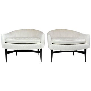 Lounge Chairs by Lawrence Peabody - a Pair For Sale