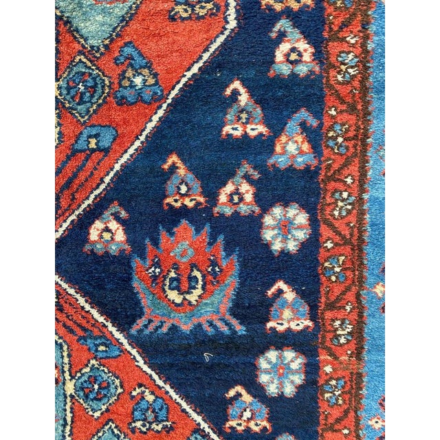 Long Antique Kurdish Rug, 1890s For Sale - Image 10 of 14