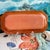Burnt Orange F F Griffi Corsica Terracotta Rectangular 14" Platter For Sale - Image 8 of 9