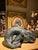 Vintage Patinated Plaster Rams Head Sculpture in the Neoclassical Taste For Sale - Image 10 of 11