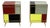 Stained Glass Bedside Tables, 1980s, Set of 2 For Sale