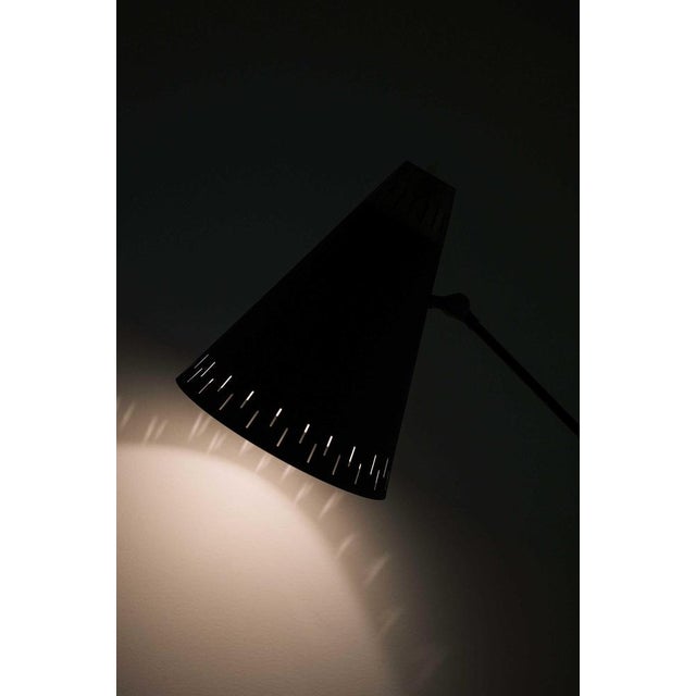 Floor Lamp in Brass and Lacquer by Gilbert Watrous for Bergboms, 1950s For Sale - Image 6 of 9