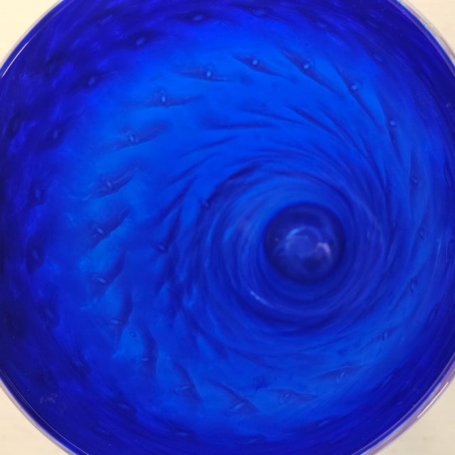 Matt Seasholtz Glasslight Studio Art Glass Vase 9.5" For Sale - Image 9 of 10