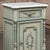 Pair 19th Century French Louis XVI Painted Nightstands With Carrara Marble For Sale - Image 11 of 18