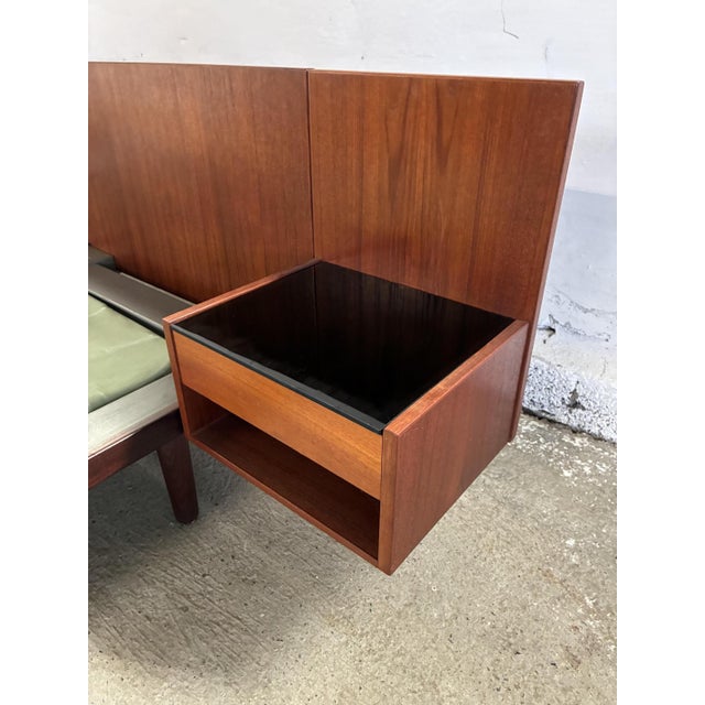 Teak Queensize Bed by Hans J Wegner from Getama, 1960s, Set of 2 For Sale - Image 6 of 13