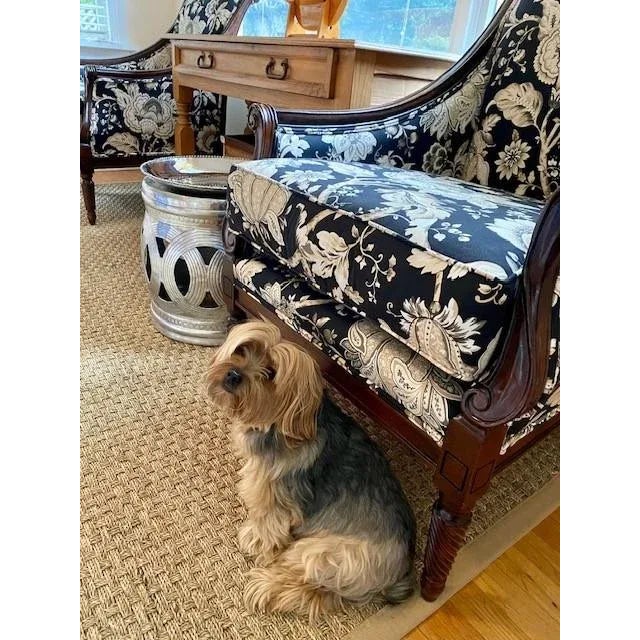 Custom Upholstered Chairs, a Pair For Sale - Image 10 of 12