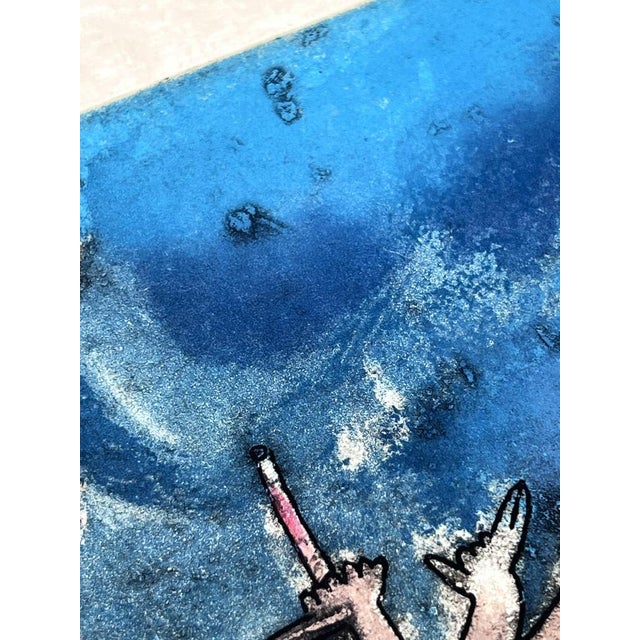 Roberto Matta, Node Center, 1974, Etching For Sale - Image 4 of 10