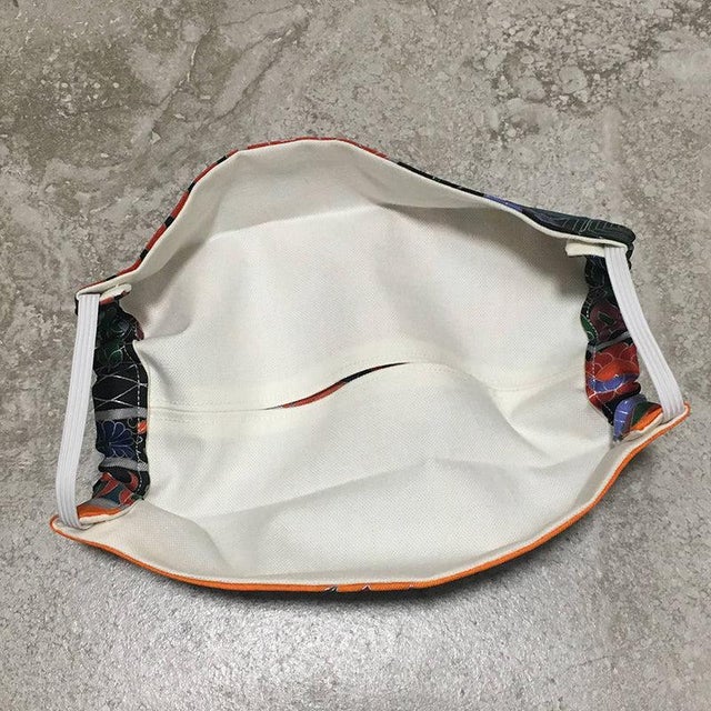 Contemporary Handmade Hermes Collections Imperiales Silk Scarf Surgical Face Mask For Sale - Image 3 of 8