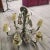 1970s Tole Rooster 6 Arm Chandelier For Sale - Image 4 of 7