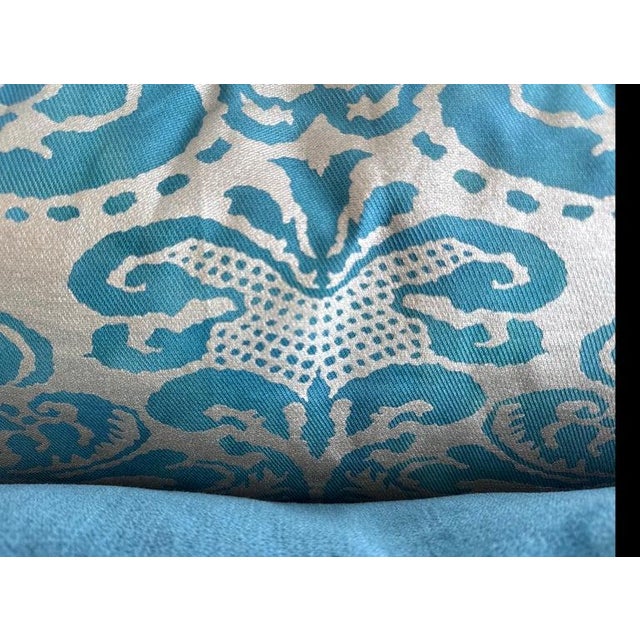 Mariano Fortuny Pair of Fortuny Textile Pillows For Sale - Image 4 of 8
