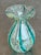 Glass Vintage Mdina Malta Glass Vase For Sale - Image 7 of 10