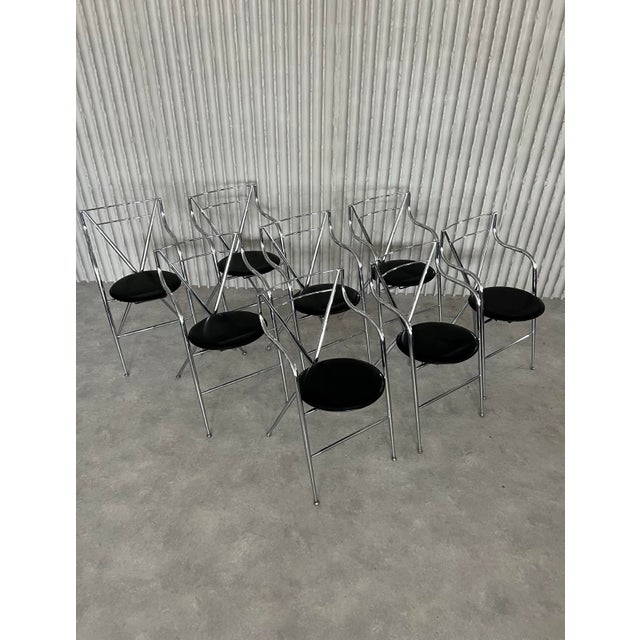 Cinderella Chairs from Hiroyuki Yamakado, Set of 8 For Sale - Image 10 of 11