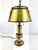 Vintage Traditional Brass Library Table Lamp With Pierced Gallery Shade For Sale In Little Rock - Image 6 of 10