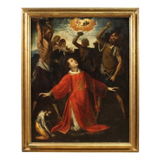 The Martyrdom of Saint Stephen, 1610, Oil on Panel For Sale