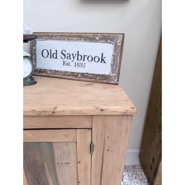 Antique Scrubbed Pine and Ash Cabinet For Sale In Providence - Image 6 of 10