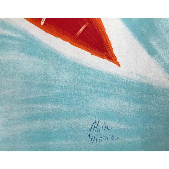 Textile 1960s French Vintage Poster, Graines Eclor For Sale - Image 7 of 9