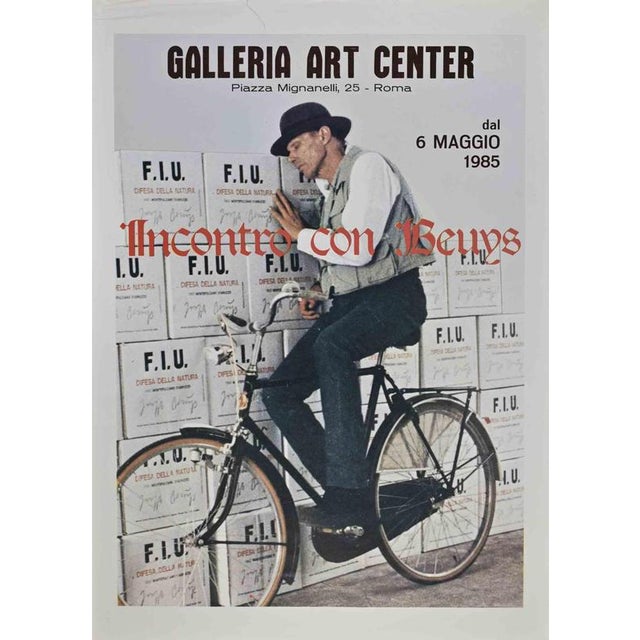 Beuys' Exhibition "meeting with Beuys" is a poster realized for the Marino Gallery - Galleria Art Center (in Piazza...