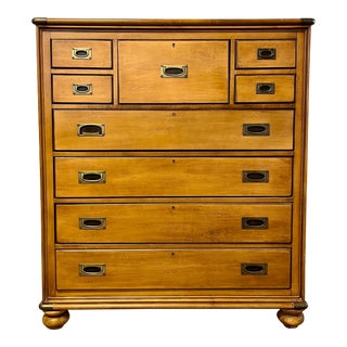 Vintage Lexington Furniture Campaign Dresser Nautica Collection For Sale