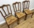 Brown Vintage French Dining Chairs in Oak with Rush Seats, Set of 6 For Sale - Image 8 of 17