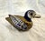Vintage Mexican Tonala Pottery & Brass Duck Figurine For Sale - Image 4 of 5