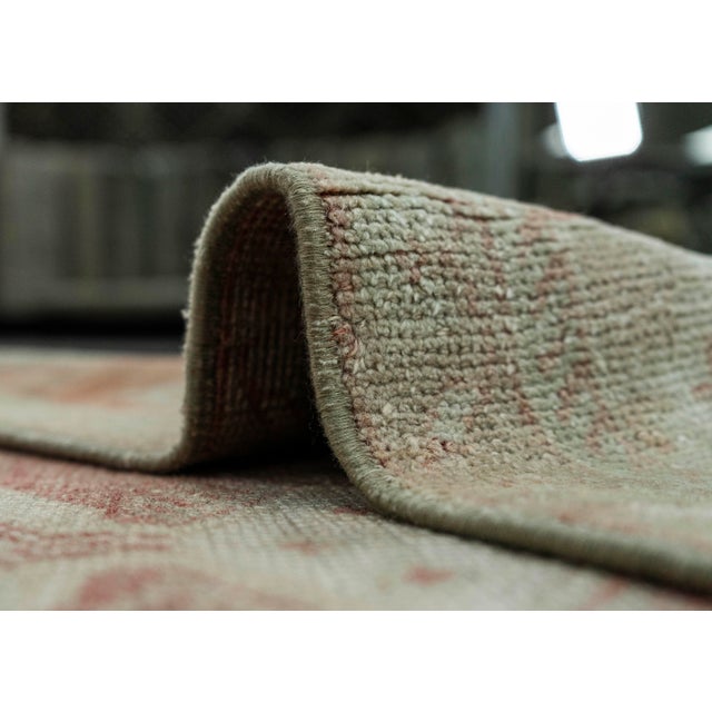 Textile Turkish Vintage Rug 3'8" x 10'9" #20655 For Sale - Image 7 of 8