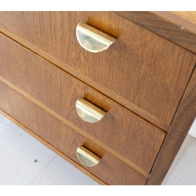 Mid-Century Danish Teak Chest of Drawers, 1960s For Sale - Image 4 of 12