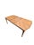 1950s Vintage Refinished Walnut Chevron Veneer Extendable Dining Table With Two Leaves For Sale - Image 5 of 10
