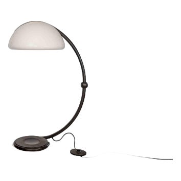 Snake Floor Lamp by Elio Martinelli, Italy, 1960s For Sale