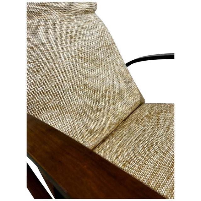 Brown Pair George Mulhauser for Plycraft “Sultana” Rocking Chairs, 1960 For Sale - Image 8 of 8