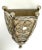 Platinum Wall Sconce: Paul Ferrante Vintage Art Deco Style Sconce, Iron and Silver Gilt Wall Light For Sale - Image 8 of 11