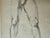 Pair Mid-Century Nude Man & Woman Drawings For Sale - Image 12 of 14