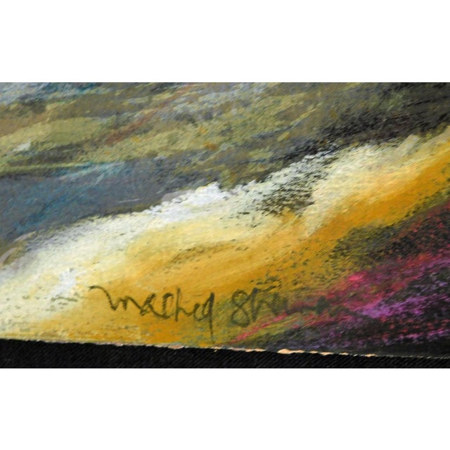 Paper Larry Fodor "Mask" Hand Signed & Numbered Lithograph on Paper For Sale - Image 7 of 7